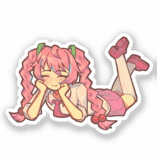 Sticker Hatsune Miku Sakura Ver. (Recto)