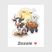 Sticker Haunted Hayride Cow (Feuille)