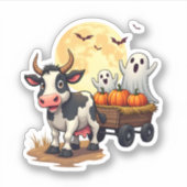 Sticker Haunted Hayride Cow (Devant)
