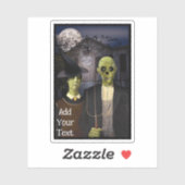 Sticker Haunted House Asylum Halloween (Feuille)