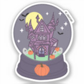 Sticker Haunted House Snowglobe (Recto)