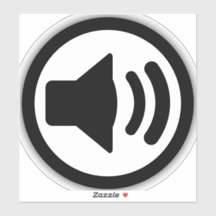 Sticker Haut-parleur audio
