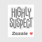 Sticker hautement suspect (Feuille)