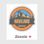 Sticker Haviland, Kansas (Feuille)