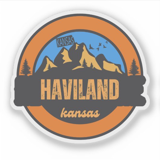 Sticker Haviland, Kansas (Devant)