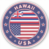 Sticker Hawaii (Devant)