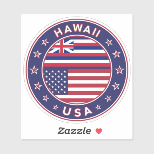 Sticker Hawaii (Feuille)