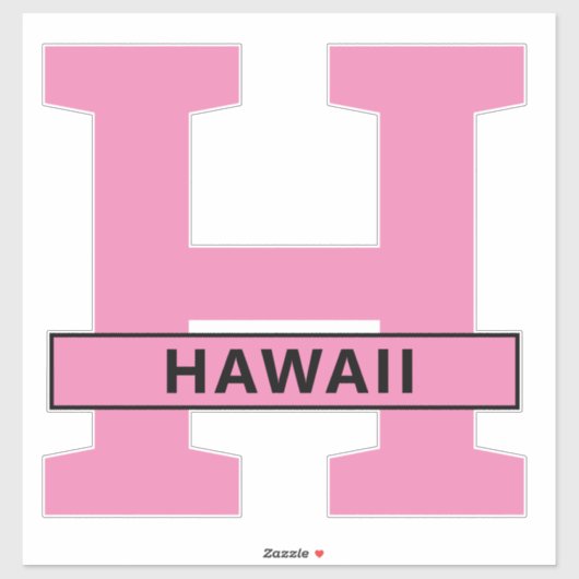 Sticker Hawaii (Feuille)