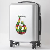 Sticker Hawaii Honu Tribal Hook Kanaka Maoli (Sur valise)