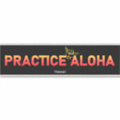 Sticker Hawaii Pratique Aloha Lava Shaka (Hang lâche) (Devant)
