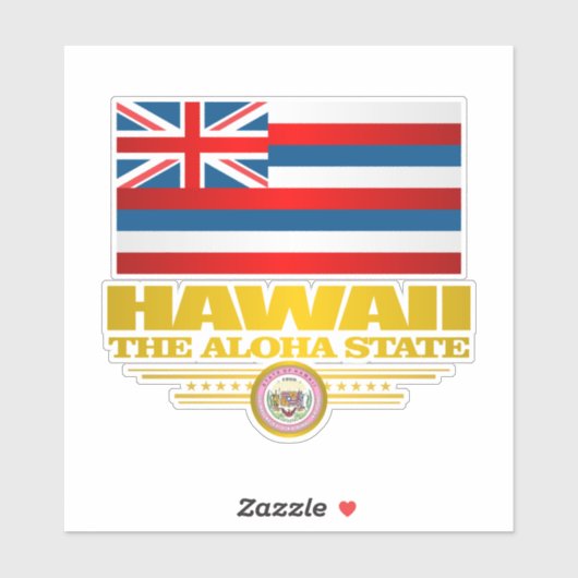 Sticker Hawaii Pride (Feuille)