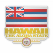 Sticker Hawaii Pride (Devant)