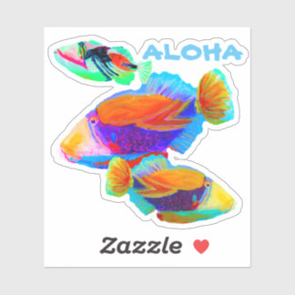 Sticker Hawaiian Tropical Fish
