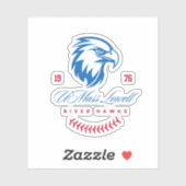 Sticker Hawks - UMass Lowell (Feuille)