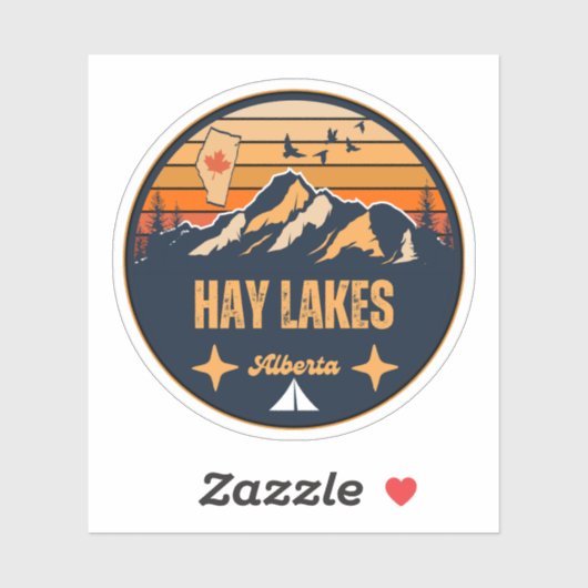 Sticker Hay Lakes (Alberta) (Feuille)