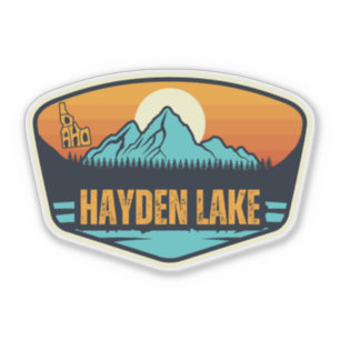 Sticker Hayden Lake, Idaho 