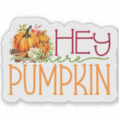 Sticker Hé, Citrouille ! (Devant)