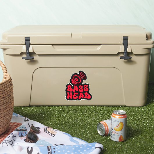 Sticker HEAD red black (Glacière)