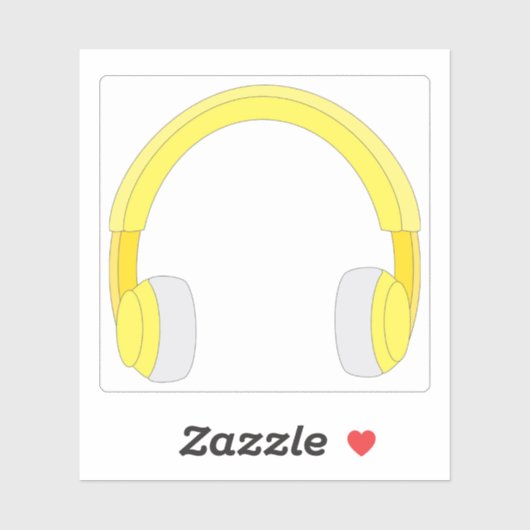 Sticker Headphones (Feuille)