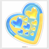 Sticker Heart (Feuille)