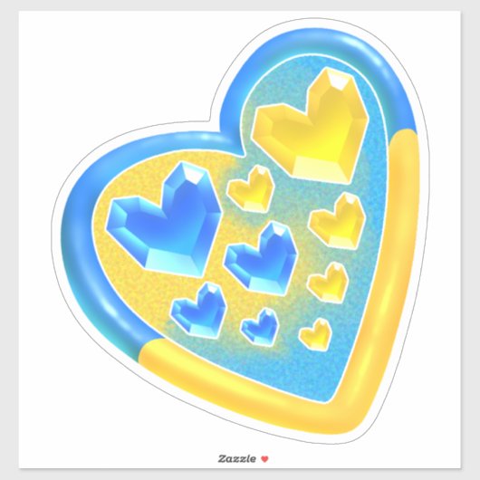 Sticker Heart (Feuille)
