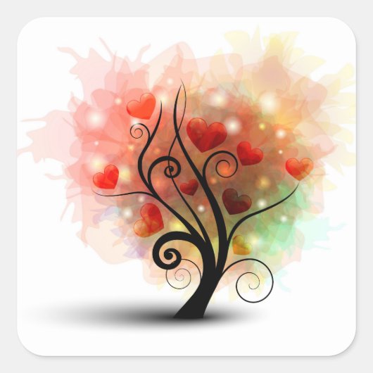 Sticker Heart Tree (Devant)