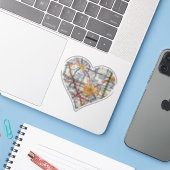 Sticker Heart Youngstown OH (Ordinateur portable avec iPhone)