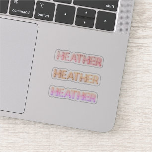 Sticker Heather dans les néons brillants x3