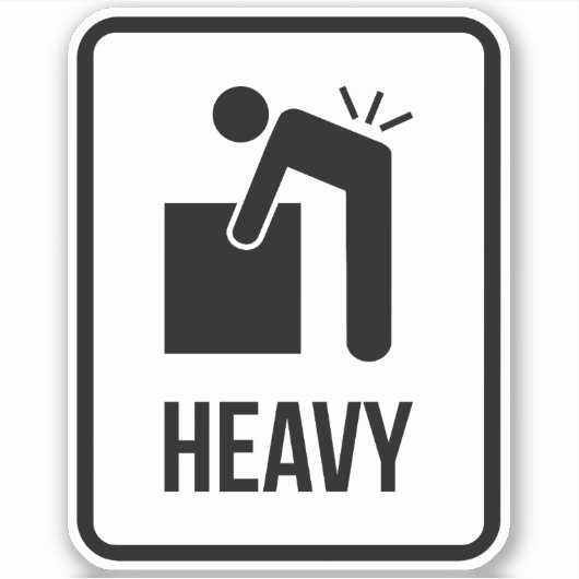 Sticker Heavy (Devant)