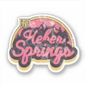 Sticker Heber Springs, Arkansas (Devant)