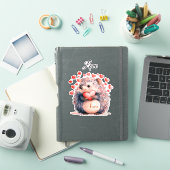 Sticker Hedgehog Valentine (Couverture iPad)