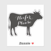 Sticker Heifer S'Il Vous Plaît Décaler (Feuille)