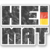 Sticker Heimat, Allemagne, Allemagne (Devant)