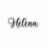 Sticker Helena Name - Calligraphie manuscrite (Devant)