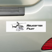Sticker helikopterpiloot (Op auto)