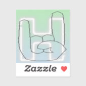 Sticker Hella Button (Feuille)