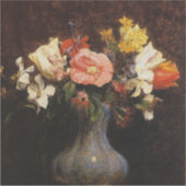 Sticker Henri Fantin-Latour, Fleurs, Camelias, Tulipes (Devant)