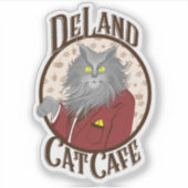 Sticker Henry DeCat en rouge (Devant)