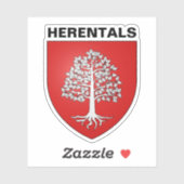 Sticker Herentals, Belgique (Feuille)