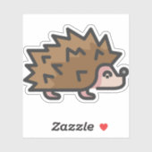 Sticker hérisson (Feuille)