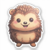 Sticker Hérisson de dessin (Recto)