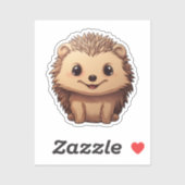 Sticker Hérisson de dessin (Feuille)