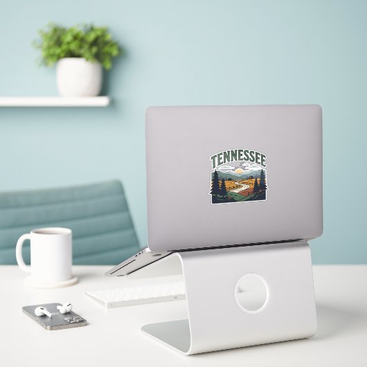 Sticker Héritage du Tennessee (Ordinateur portable sur le bureau)
