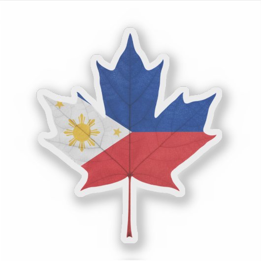 Sticker Héritage philippin-canadien (Devant)