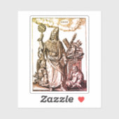 Sticker Hermes Trismegistus (Hermes le plus grand des Thri (Feuille)