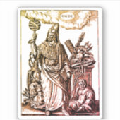 Sticker Hermes Trismegistus (Hermes le plus grand des Thri (Devant)