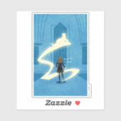 Sticker Hermione Granger Patronus Painting (Feuille)