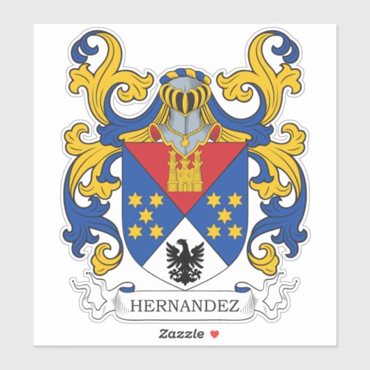 Sticker Hernandez Family Crest (Feuille)