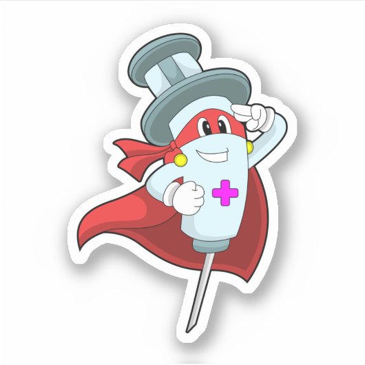 Sticker Hero as Nurse (Devant)