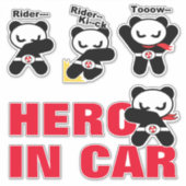 Sticker héropandre (Devant)